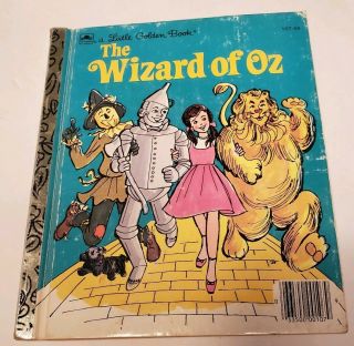 Vintage Little Golden Book The Wizard Of Oz 1975 Smoke Home