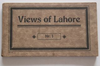 Views Of Lahore Nr 1 - Vintage Book Of 13 Poscards