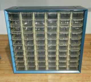 Vintage Akro Mills Storage Oranizer Cabinet 60 Drawers For Hardware Hobby Parts