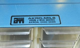 Vintage Akro Mills Storage Oranizer Cabinet 60 Drawers for Hardware Hobby Parts 3