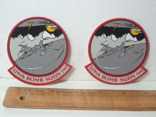 2 Vintage Label /stickers 529th Bomb Sqdn (m)