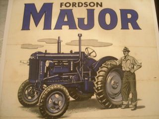 1950s Vintage Fordson Major Tractor Brochure Ford Farm
