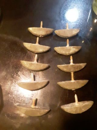 (10) Vintage Duck Decoy Keel Weights Casted Lead Possibly Ll Bean