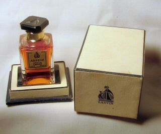 Vintage 1/4 Oz Lanvin Arpege Perfume Extrait 3 Day Nr