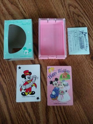 Vintage Walt Disney Company Disney Characters Playing Cards Nichiten Co.  Nos