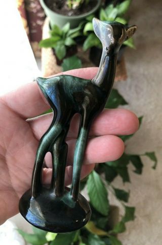 vintage Blue Mountain Pottery Deer figurines 3