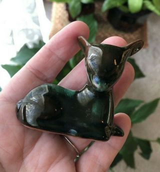 vintage Blue Mountain Pottery Deer figurines 5