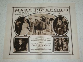 vintage program Mary Pickford in 
