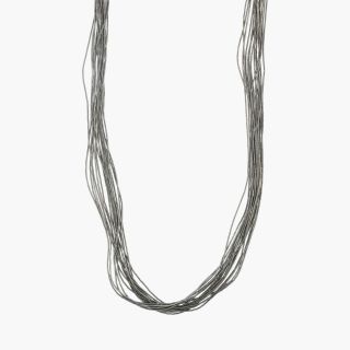 Navajo / Sterling Vintage 15 - Strand Liquid Silver / Necklace 20“ (15g)
