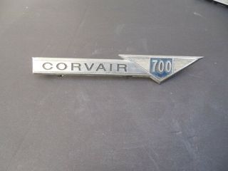 Vintage Chevy Corvair 700 Emblem Badge Logo Trim Chevrolet