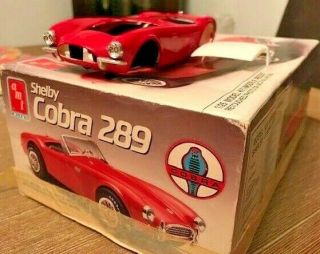 Vintage Partial Build Amt Shelby Cobra 289 1/25 Kit.  No Junkyard