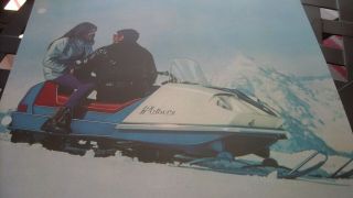 1972 Vintage Polaris Snowmobile Dealer Brochure
