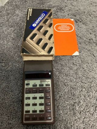 Calculator Vintage 1976 National Semiconductor 850 Red Led