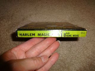 Vintage 8 8mm Film 1970 ' s Harlem Magicians Basketball B/W Silent 4