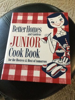 Kids Cookbook 1955 Better Homes And Gardens Junior Cookbook Vintage 1st Edition