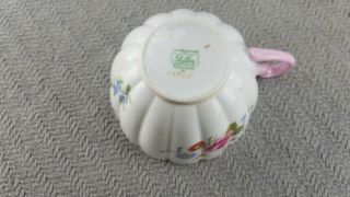Vintage Shelley England Dainty Floral Rose White Porcelain Cup & Saucer Set 3