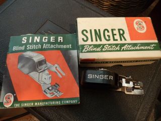 Vintage Singer Blind Stitch Attachment With Instructions160616