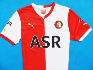 Vintage Shirt Puma Feyenoord Rotterdam Home 2012 - 13 Jersey Trikot Size: Medium