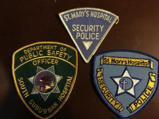 Illinois,  Vintage Issued Police Patches Group Two
