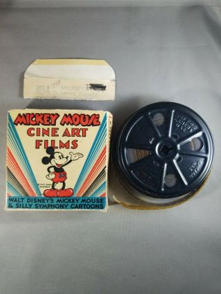 Vintage Walt Disney Mickey Mouse Olympic Games Silly Symphony 16mm Reel Movie