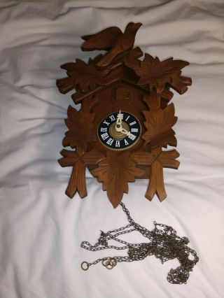 Vintage Cuckoo Clock Body And Face