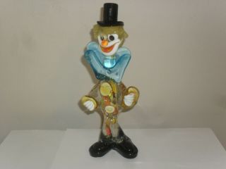 Vintage Collectable Murano Glass Clown.