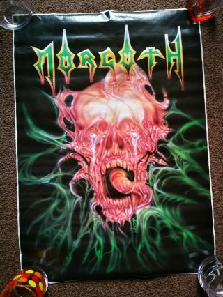 Rare Vintage Morgoth German Death Metal The Eternal Fall Ep Promo Poster 1990