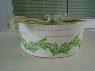 Vintage Crabtree & Evelyn Lily Of The Valley Hatbox