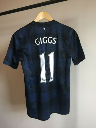 Vintage 2013 2014 Giggs Manchester United Man Utd Football Shirt Small