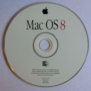 Mac Os 8 Operating System Install Cd Vintage 691 - 1600 - A