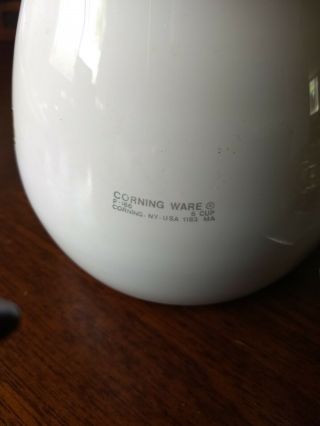 Vintage Corning Ware 6 cup percolator 2