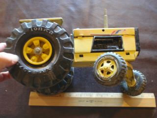 Vintage Tonka Yellow Metal Tractor