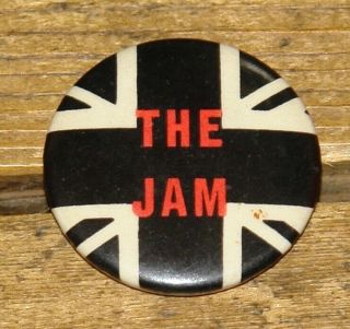 The Jam Authentic Vintage Promo Punk Pin Button Badge Ii Circa 1977
