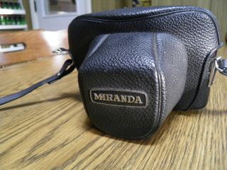 Vintage Miranda Camera 35 Mm Sensorex 1.  8 50mm In Case