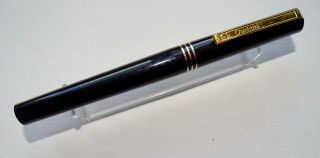 Vintage Osmiroid Calligraphy Fountain Pen,  Black Gt,  B4 Nib,  Cartridge Filler