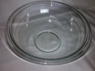 Vintage Pyrex 325 Large Clear Glass Mixing Bowl 2 - 1/2 Qt 10 " X 4 " Usa S/h
