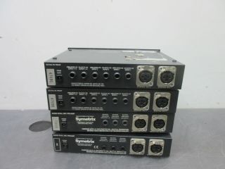 4x - - SYMETRIX SX 202 Vintage Mic Pre - Amp (as - is) 3
