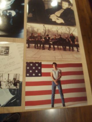 Vintage (6) Bruce Springsteen Postcard Set From 2001 Tour 2