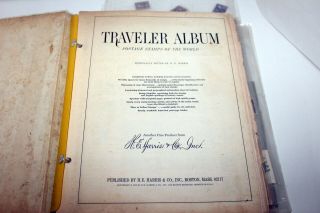 Vintage 1973 Traveler Album Postage Stamps of the World with Old Stamps 4