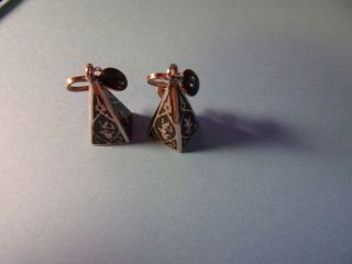 Vintage Sterling Silver.  925 Dangle Earrings Made in Siam as Marked 3