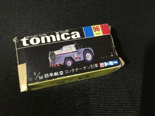 Tomy Tomica Vintage - Jal Container Tractor 1/50 Diecast Car