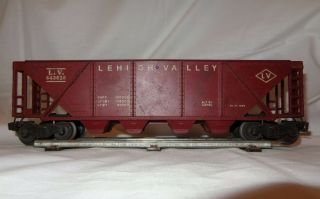 Vintage Lionel 643625 Lehigh Valley L.  V.  Hopper Built 3 - 55 Vtg Usa O Gauge