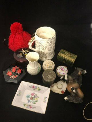 Vintage Ceramics,  A Selection Of Ceramic Items Including Belleek And Aynsley