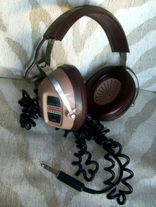 Vintage Realistic Koss Custom Pro Stereo Headphones 1/4 "
