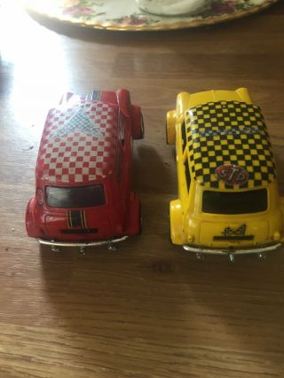 Two Vintage Scalextric Minis Coopers 1960 4