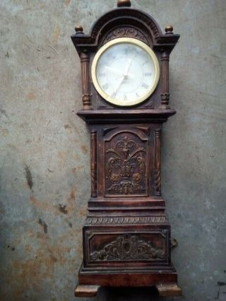 Vintage Wooden Quartz Shelf Mantle Clock