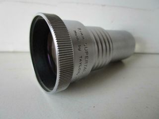 Vintage Taylor Hobson Supertal 16mm Projection Lens 2 Inch F 1.  6