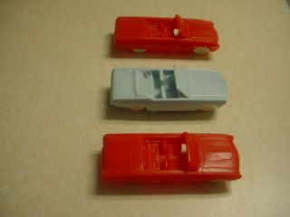 Vintage Thunderbird and Mustang Post Cereal Premium F&F Mold Plastic Cars 4