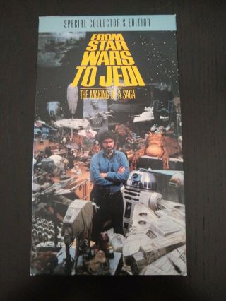 From Star Wars To Jedi - The Making Of A Saga Vhs Vintage 80 