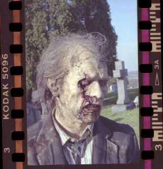 Ta21m Vintage Night Of The Living Dead Horror Movie Actor 35mm Negative Photo